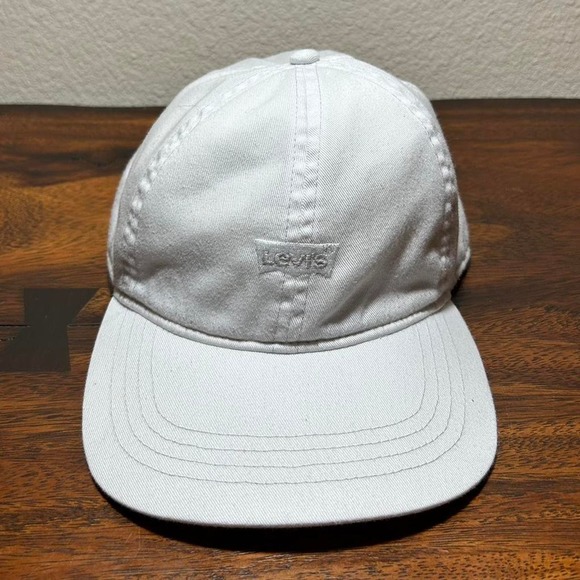 Levi's Other - White Levi Strauss Denim White Adjustable Hat